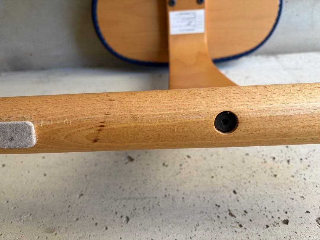 【良品】バランスイージー姿勢矯正チェア ネイビー