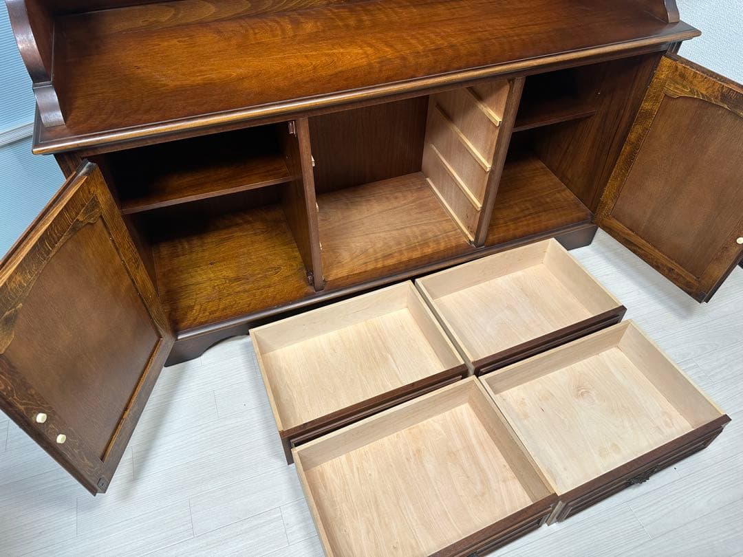 カリモク コロニアルシリーズ 食器棚 カップボード ダイニングボード ※iso※