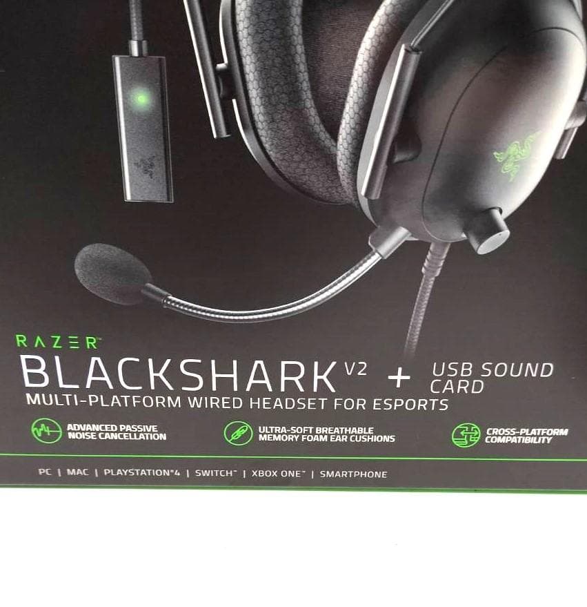 サウンドカード付 Razer BlackShark V2 ヘッドセット