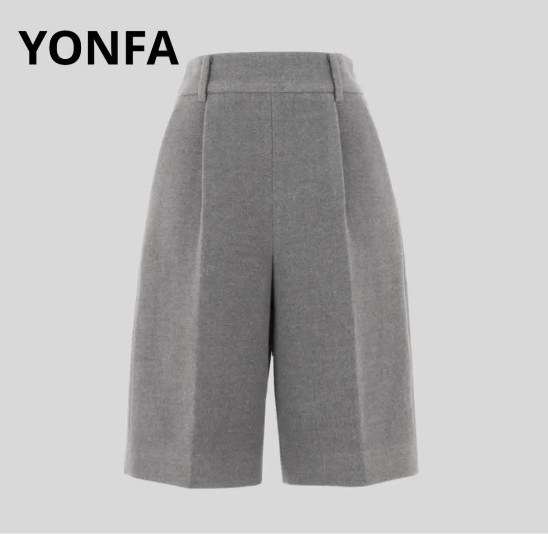 YONFA バミューダパンツ GRAY Sサイズ