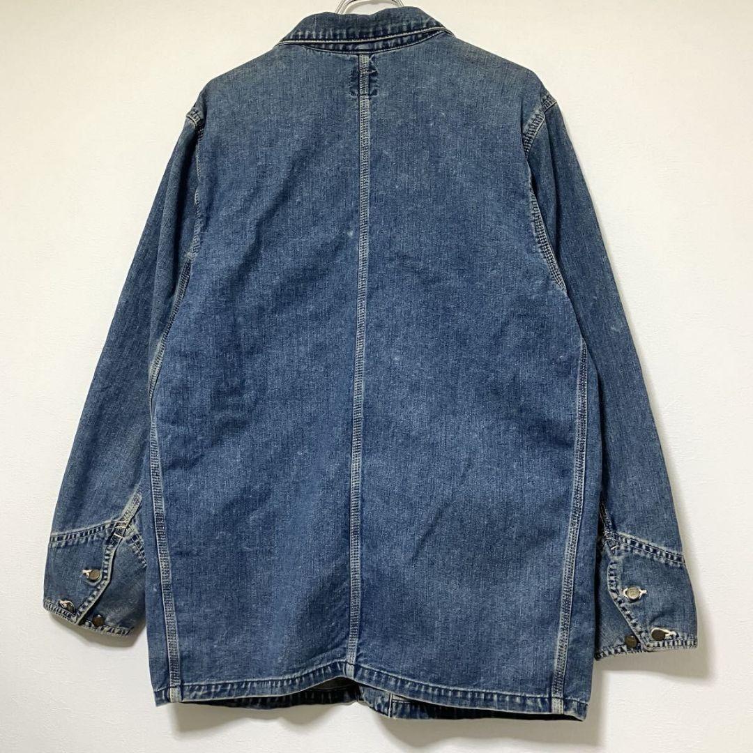日本製 Lee デニムカバーオール 91-J 0412 ハウスタグ/Mサイズ