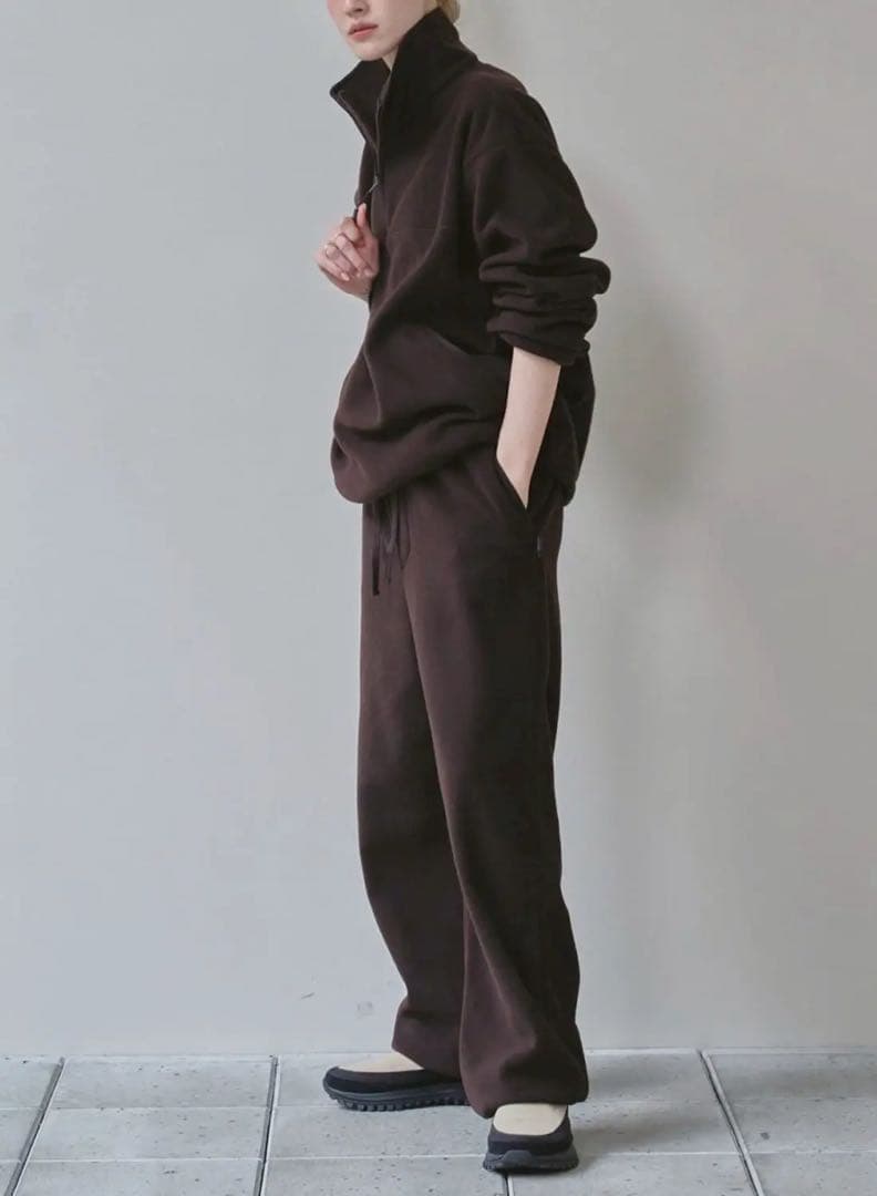 TODAYFUL　Easy Fleece Pants D BROWN38未使用品