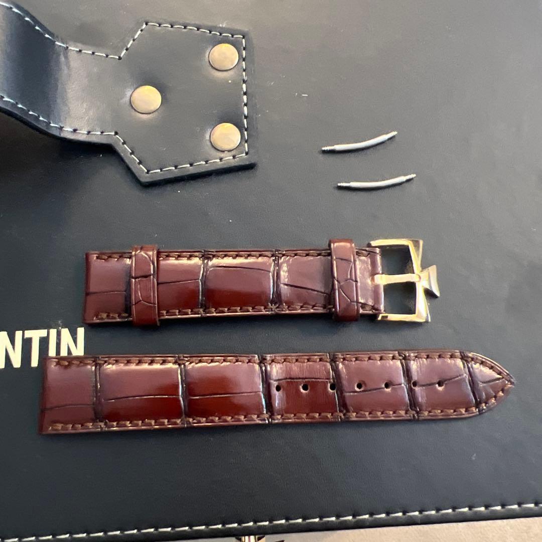 ヴァシュロンコンスタンタン　ブラウンレザーベルト ゴールドバックル