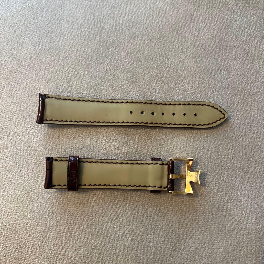 ヴァシュロンコンスタンタン　ブラウンレザーベルト ゴールドバックル