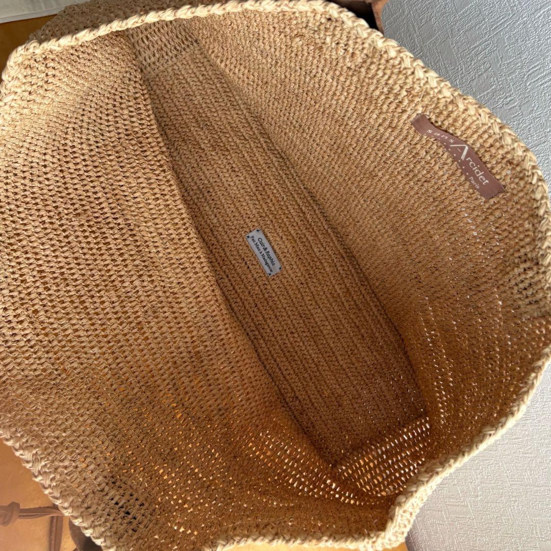 Sans Arcidet サンアルシデ ラフィア トートバッグ カゴバッグ