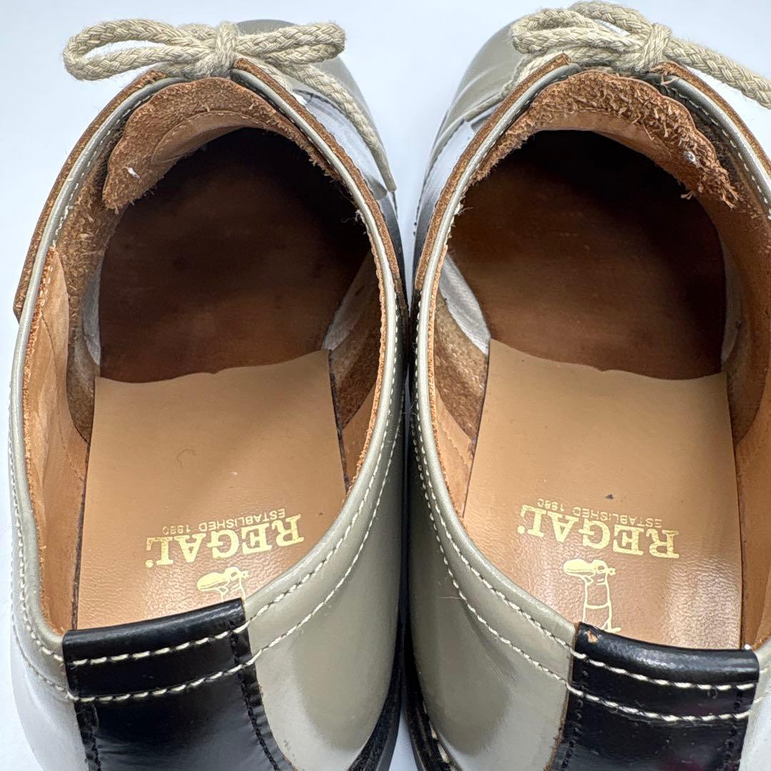 定番✨リーガル　サドルシューズ　レースアップ　バイカラー　25.5cm メンズ