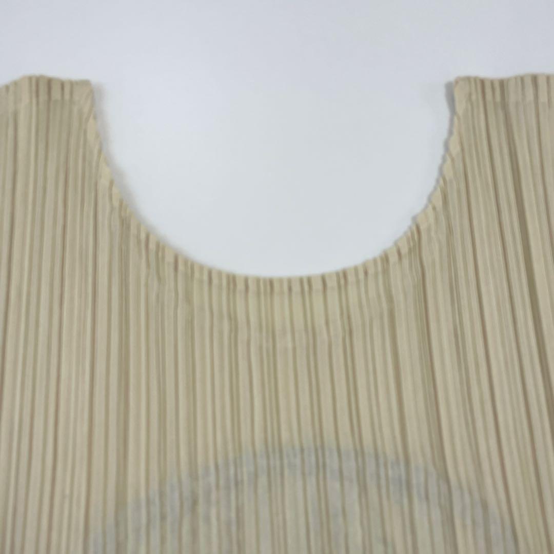 d*9様 プリーツプリーズ イッセイミヤケ 立体 半袖 カットソー ゼブラ アニ