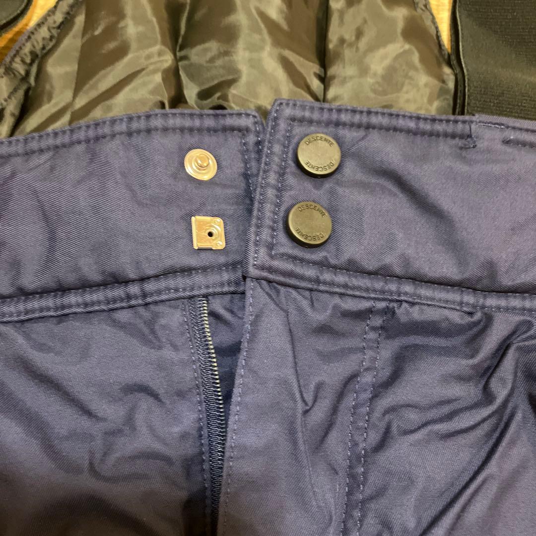 DESCENTE スキー スノーボードウェア 上下セット 男性用 青