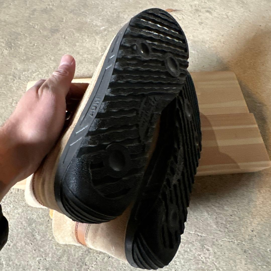 青木　安全靴　ZR-21 サンドベージュ