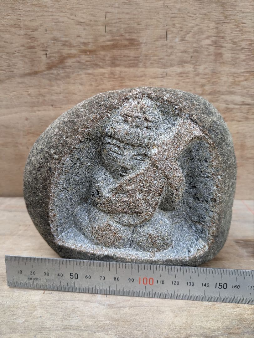 弁才天、石仏、自然石、川原の石