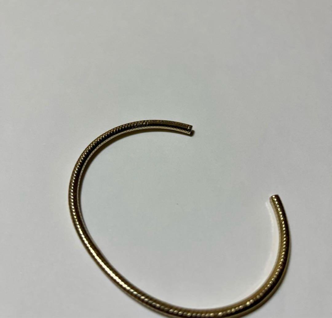 Saint Laurent サンローラン　ゴールド　バングル　ブレスレット
