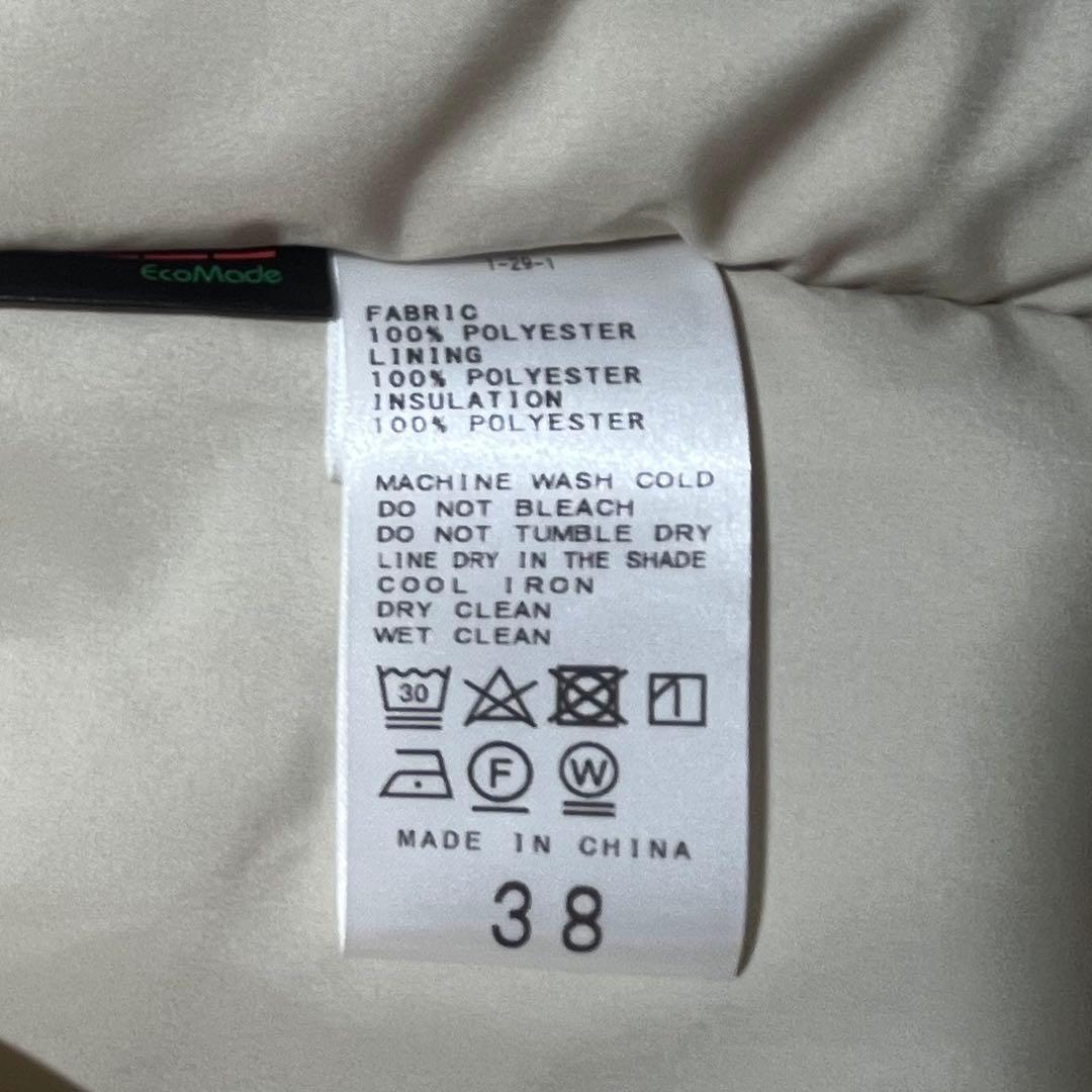 【SLOBE IENA】ウォッシャブル中綿モンスターパーカーブルゾン 38