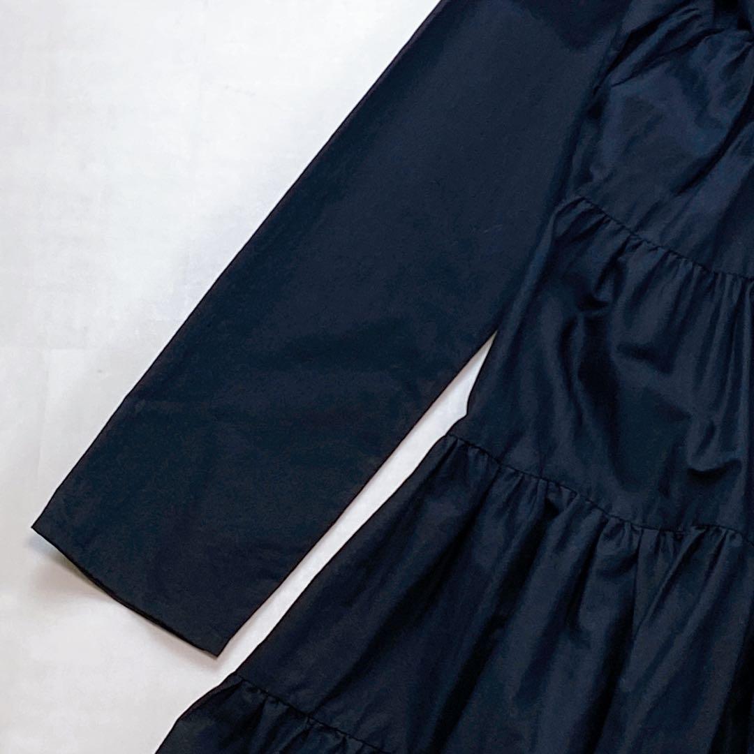 未使用級 極美品 現行タグ マーレット ソリマン ティアードフリルワンピース