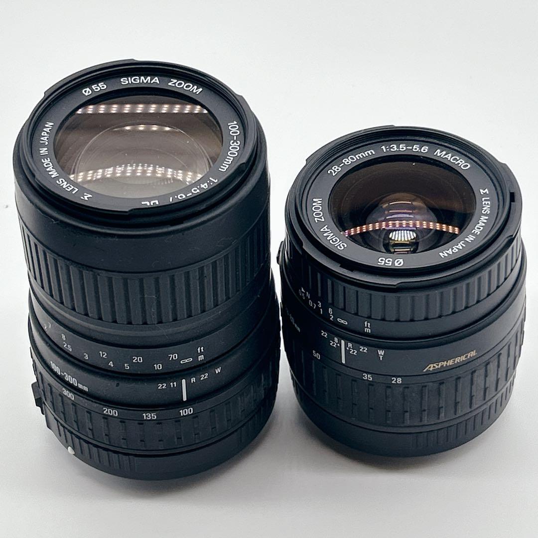 Canon EFマウント用ズームレンズセット 28-80mm 100-300mm