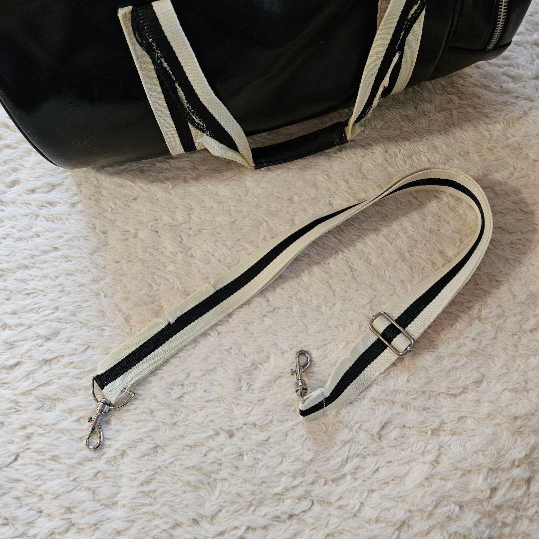 【古着】FRED PERRY　バレルバッグ　ボストンバッグ