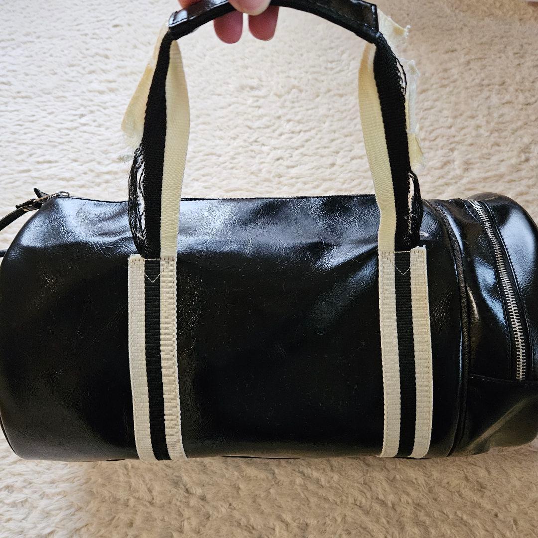 【古着】FRED PERRY　バレルバッグ　ボストンバッグ