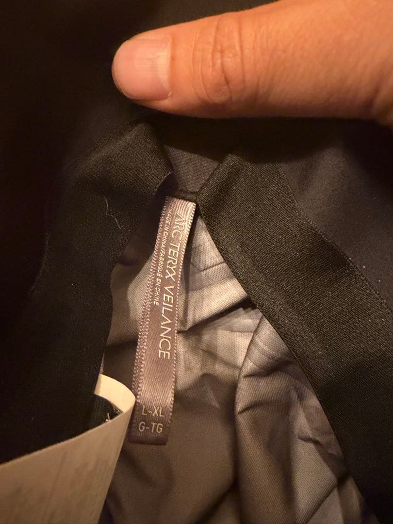 アークテリクス　GORE-TEX ブラック バケットハット L-XL