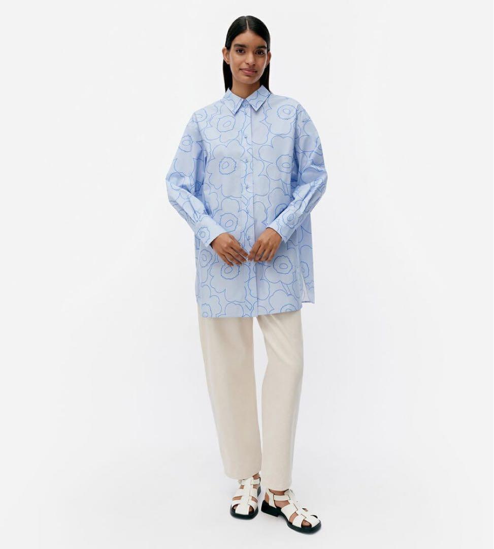 マリメッコ/marimekko Nila Piirto Unikko シャツ