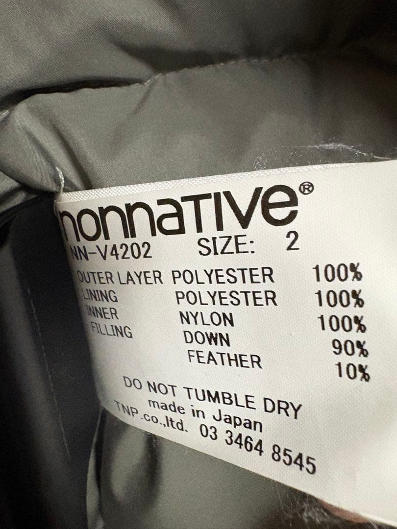 nonnative GORE-TEX INFINIUM ベスト グレー