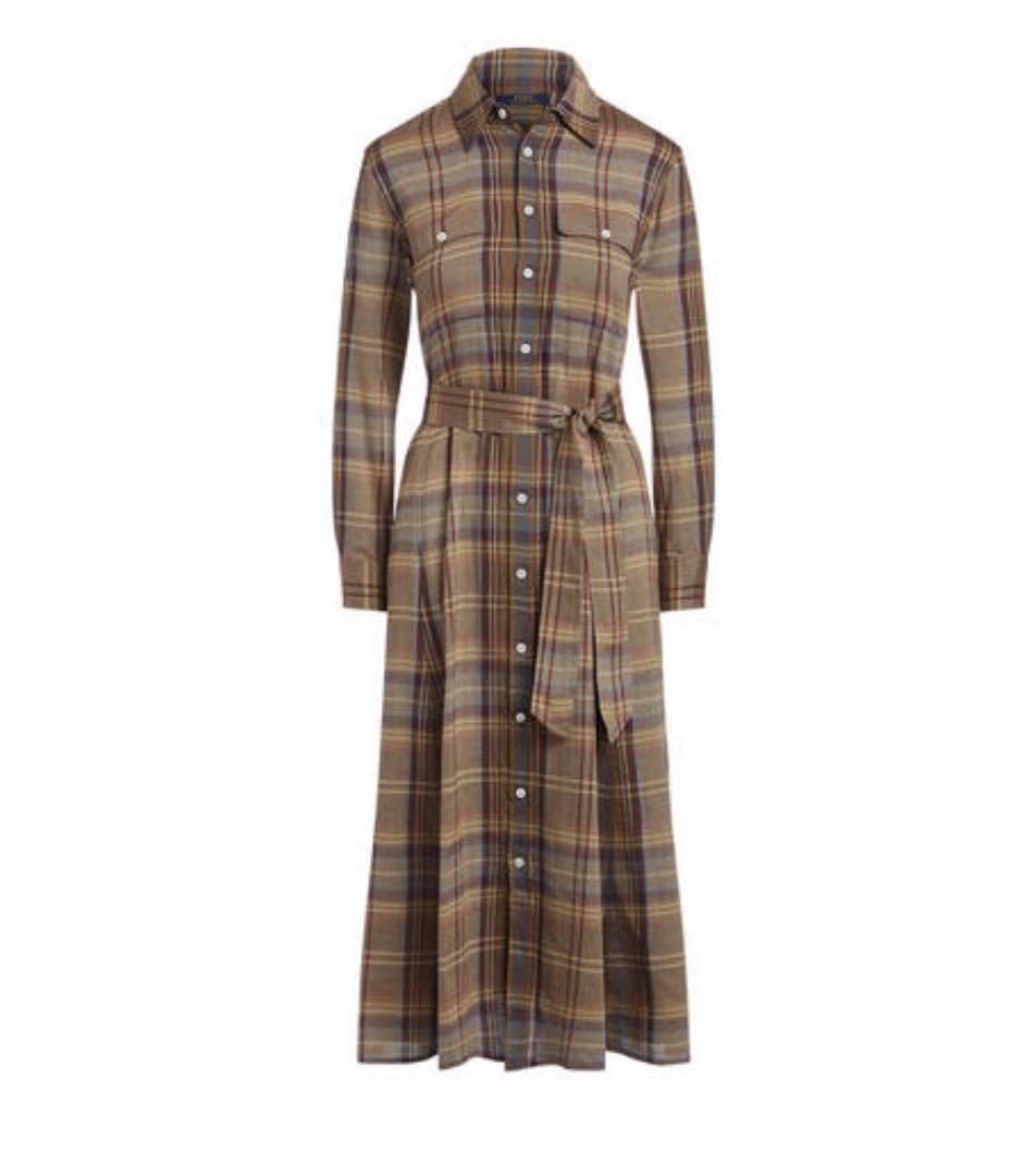 ポロラルフローレン　中村アンさん着用モデル　シャツワンピース　4