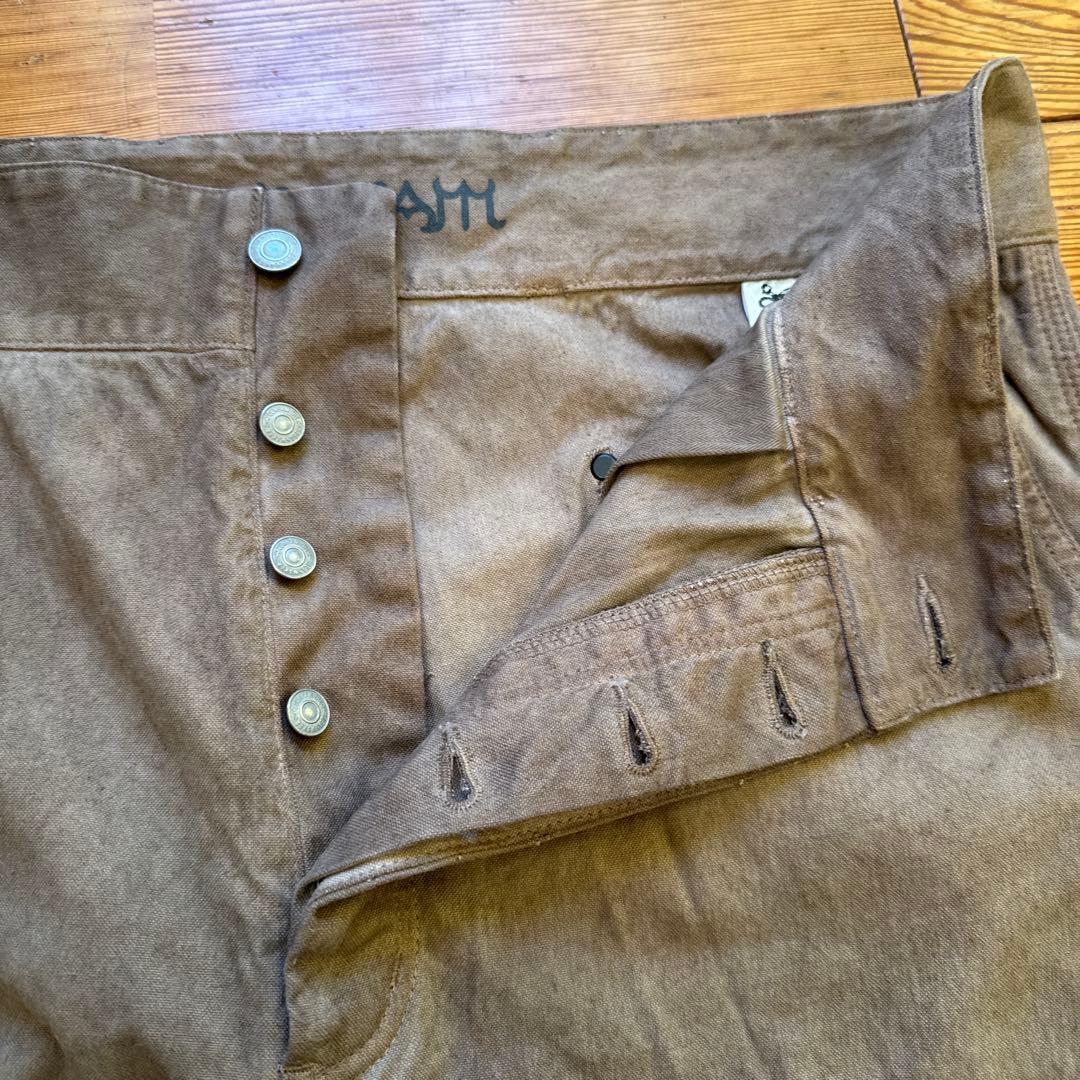 く*す様 デンハム　カキシブ　キャンバスパンツ