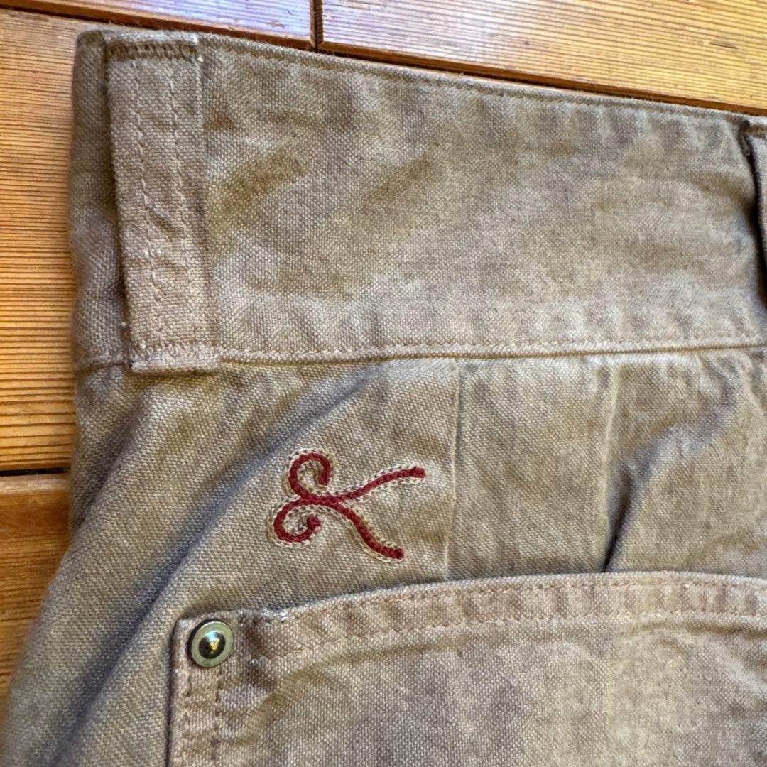 く*す様 デンハム　カキシブ　キャンバスパンツ