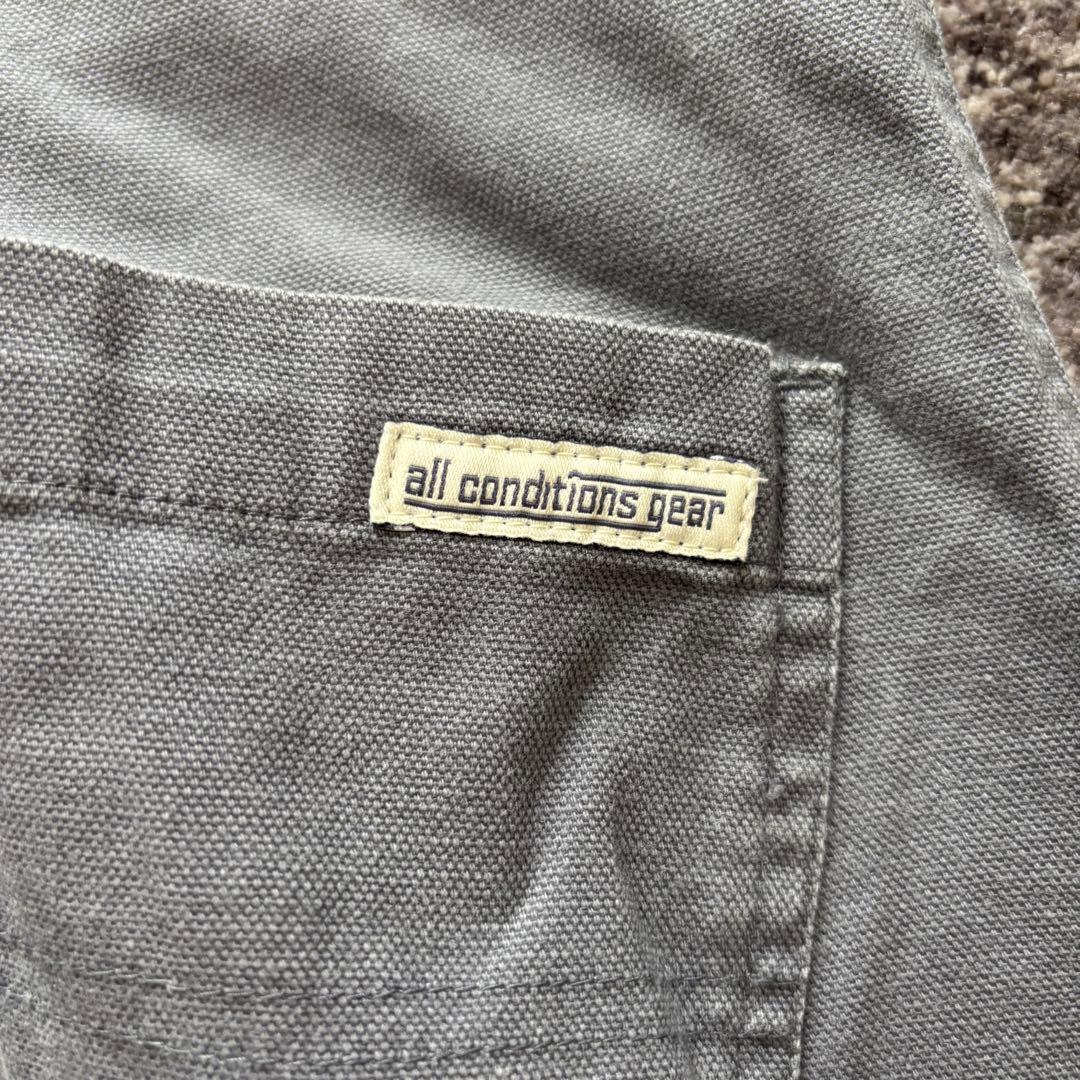 00s nike acg ダック地 ダブルニー ワークパンツ アイスグレー