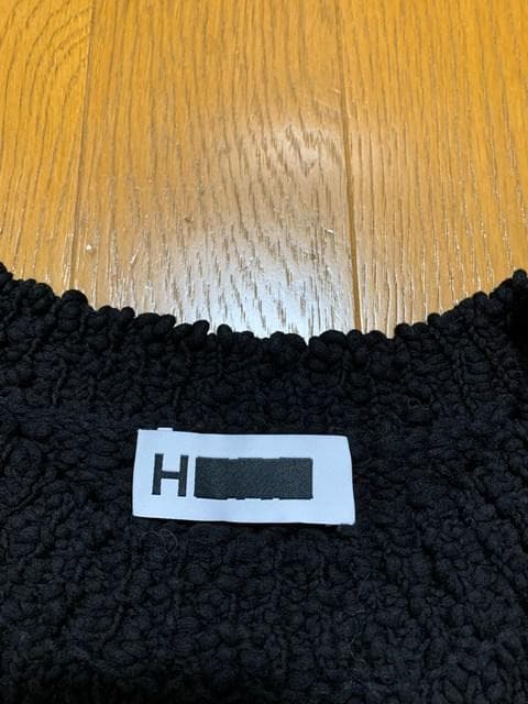 25AW H BEAUTY&YOUTH バンプコットン ワイド クロップド クル