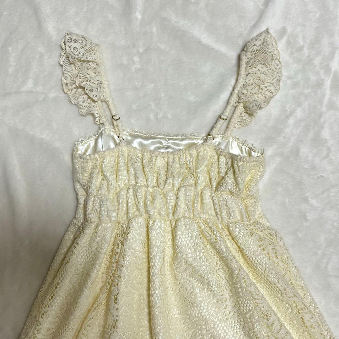 LIZ LISA リズリサ　キャミワンピース　ビックリボン　金ボタン　y2k