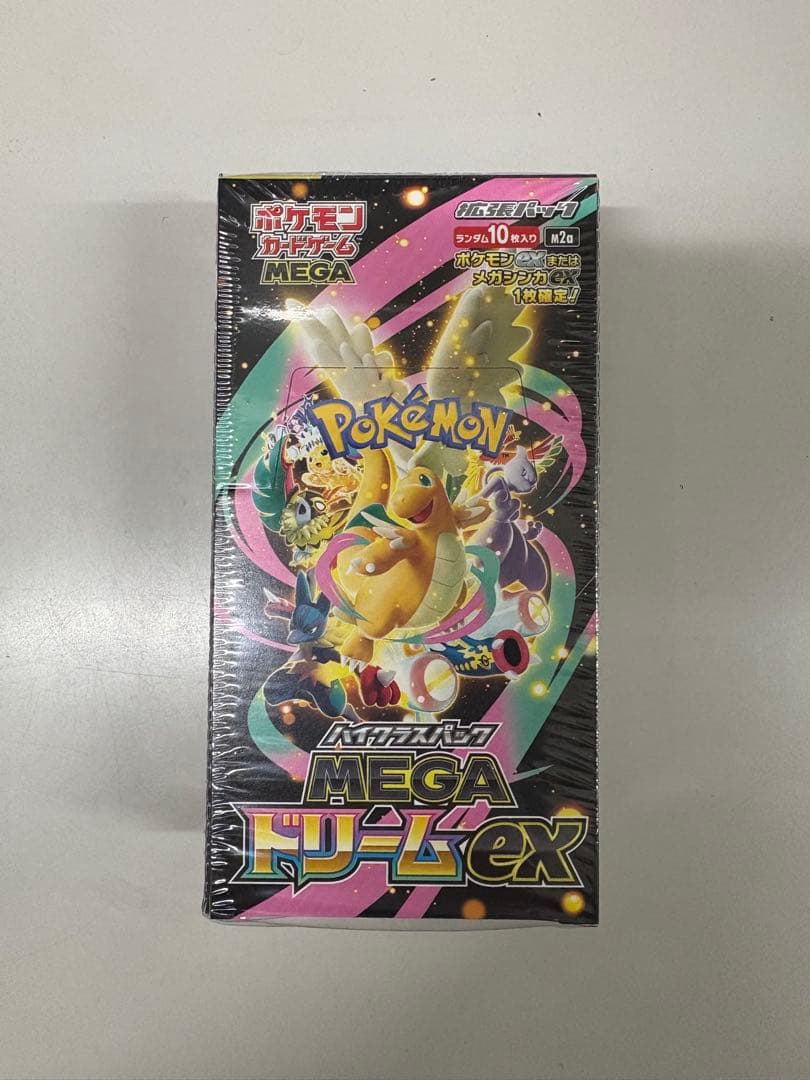 【新品未開封】【即日発送】MEGAドリームex 1BOX シュリンク付き