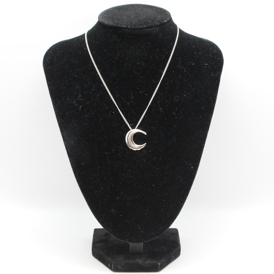 美品 Tiffany&Co. ティファニー ムーン 三日月 シルバー ネックレス