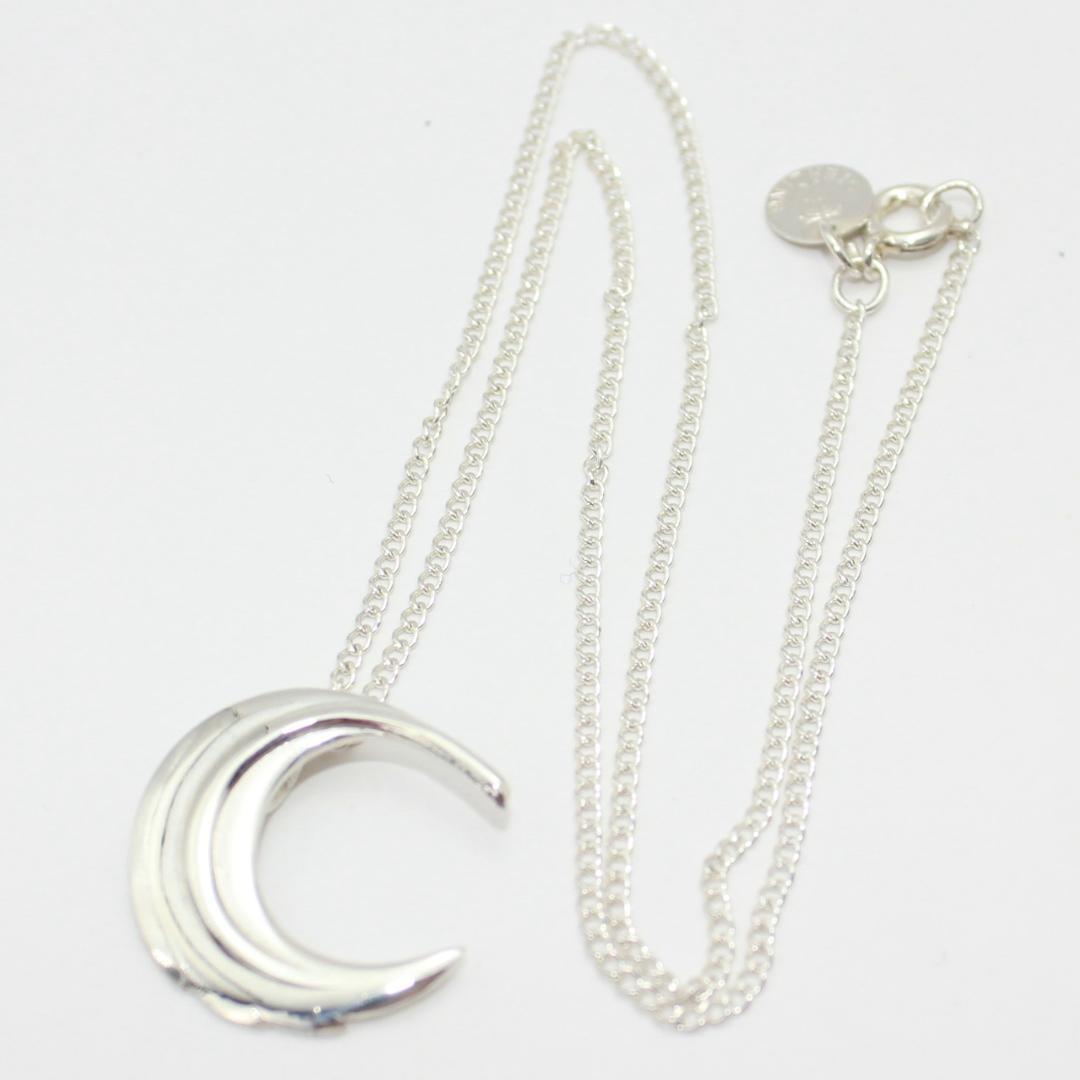 美品 Tiffany&Co. ティファニー ムーン 三日月 シルバー ネックレス