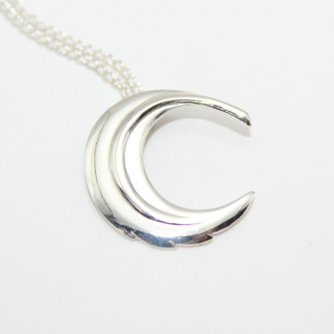 美品 Tiffany&Co. ティファニー ムーン 三日月 シルバー ネックレス