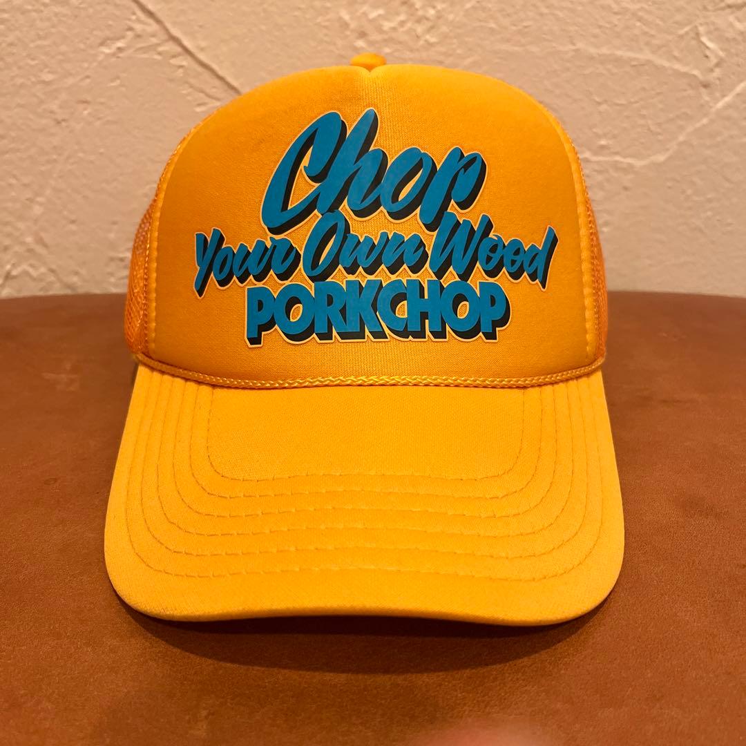 ポークチョップ　PORKCHOP GARAGE SUPPLYトラッカーキャップ