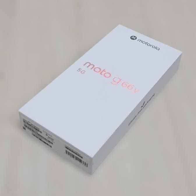 新品未使用 moto g66y 5G グレーミストY!mobile版SIMフリー