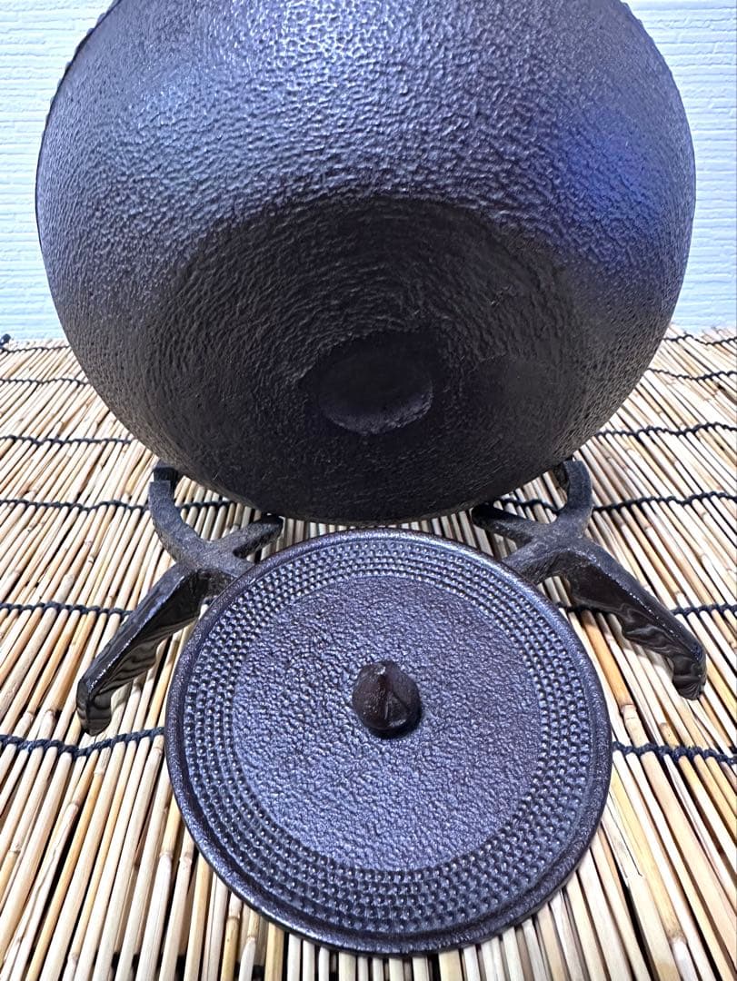 未使用品　南部釜師匠　庄司 光洞(啓吉)造　１５型アラレ　movers様　売約済