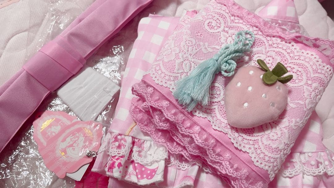 To Alice いちごギンガム浴衣セット ドレス浴衣 Sサイズ