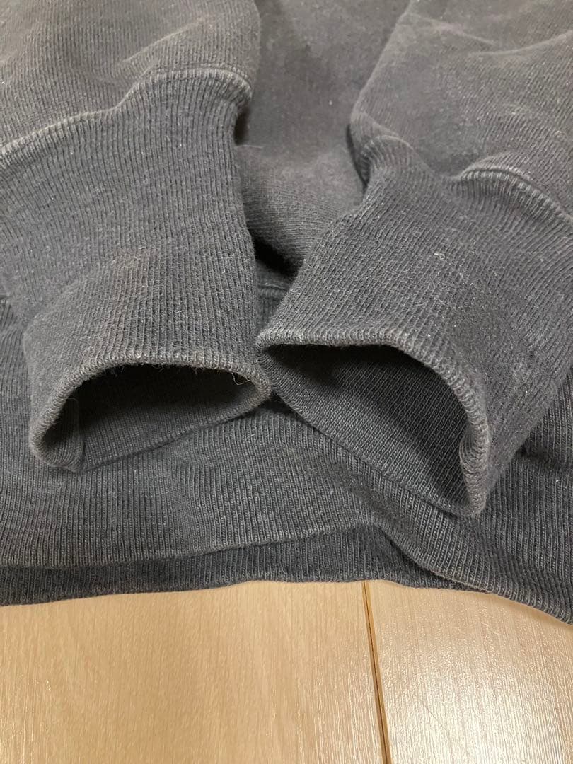 90s ビンテージ チャンピオン　リバースウィーブ　刺繍タグ　USA製　ブラック