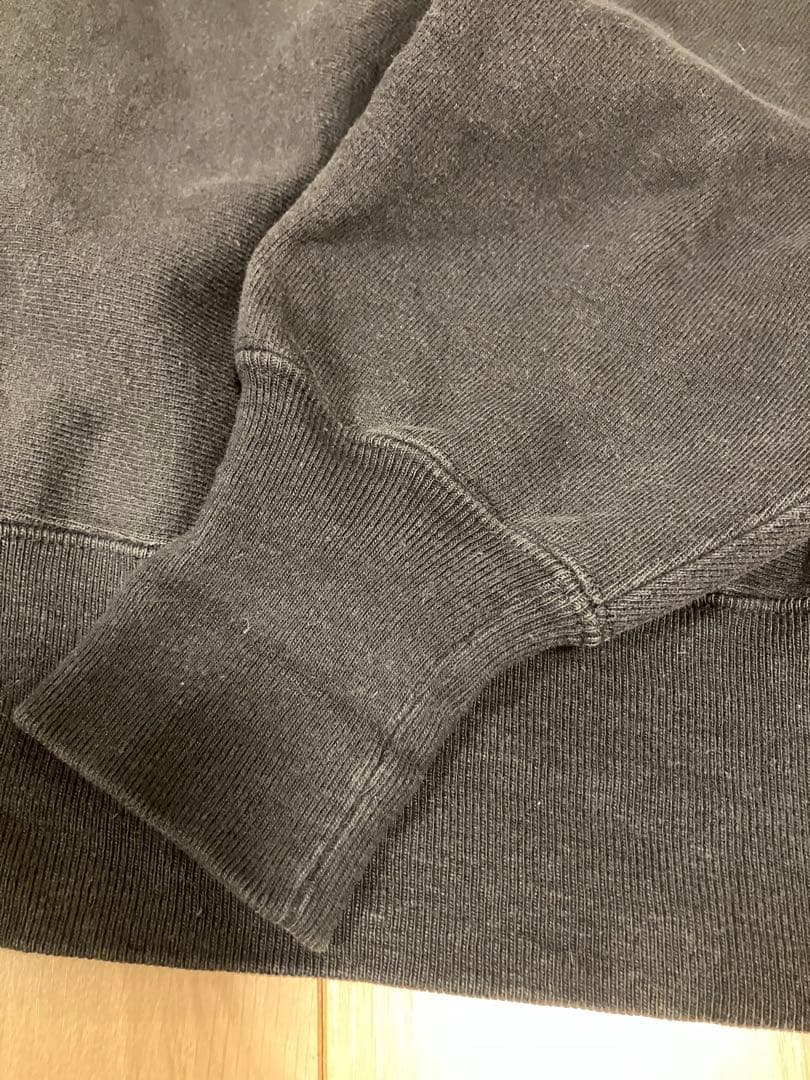 90s ビンテージ チャンピオン　リバースウィーブ　刺繍タグ　USA製　ブラック