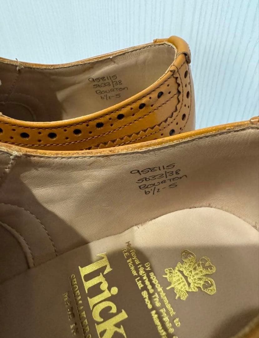 【超美品】 Triker's トリッカーズ バートン エイコン #6ハーフ