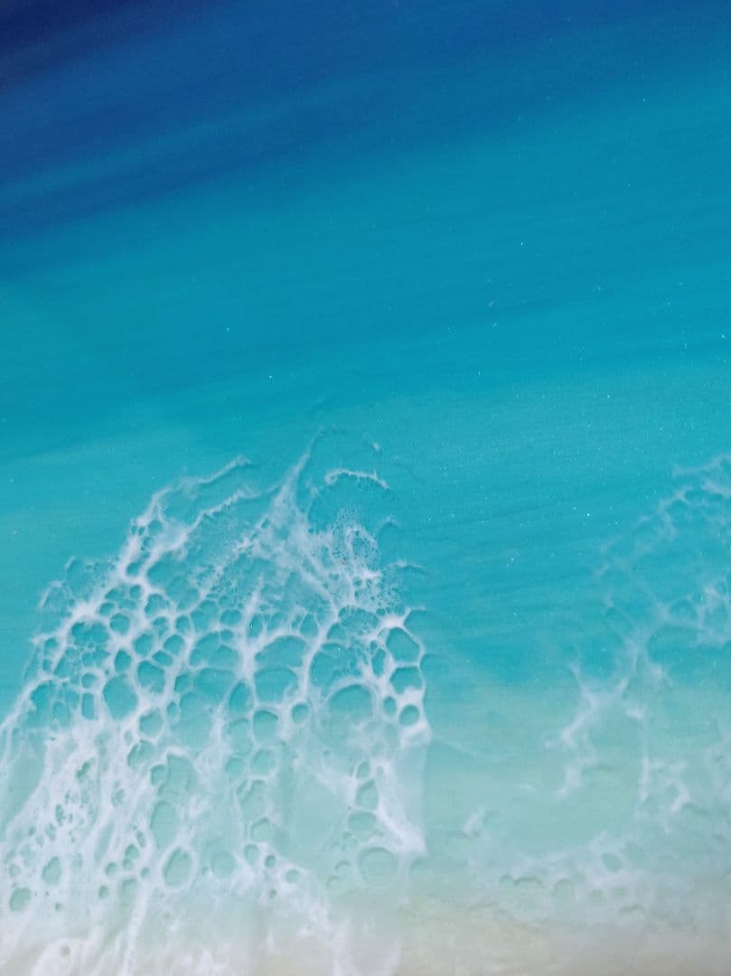 レジンアート(OkinawaBlue・Frametype・1000×400・1)