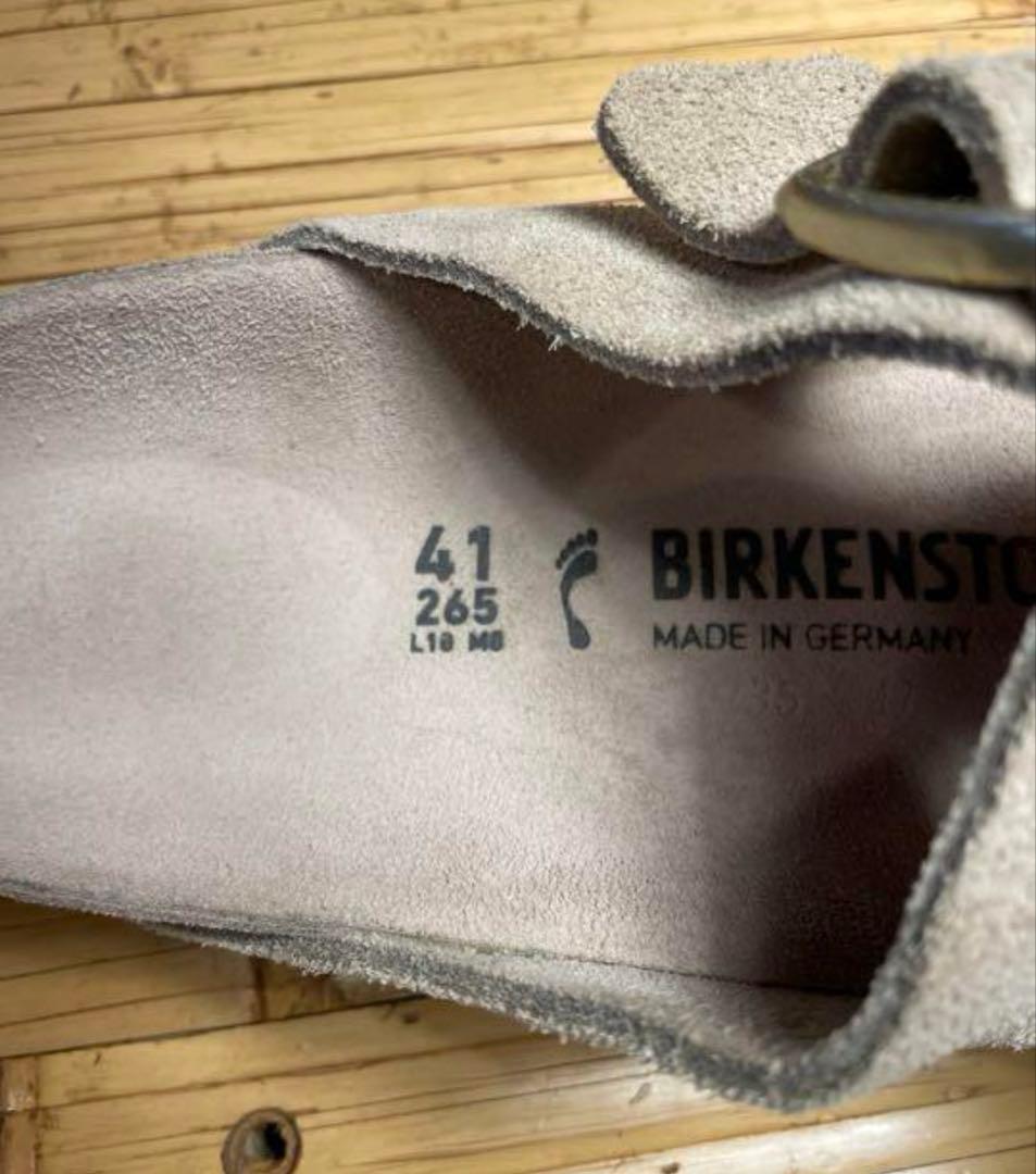 Birkenstock beams別注イクスクイジットアリゾナ41ナロー　トープ