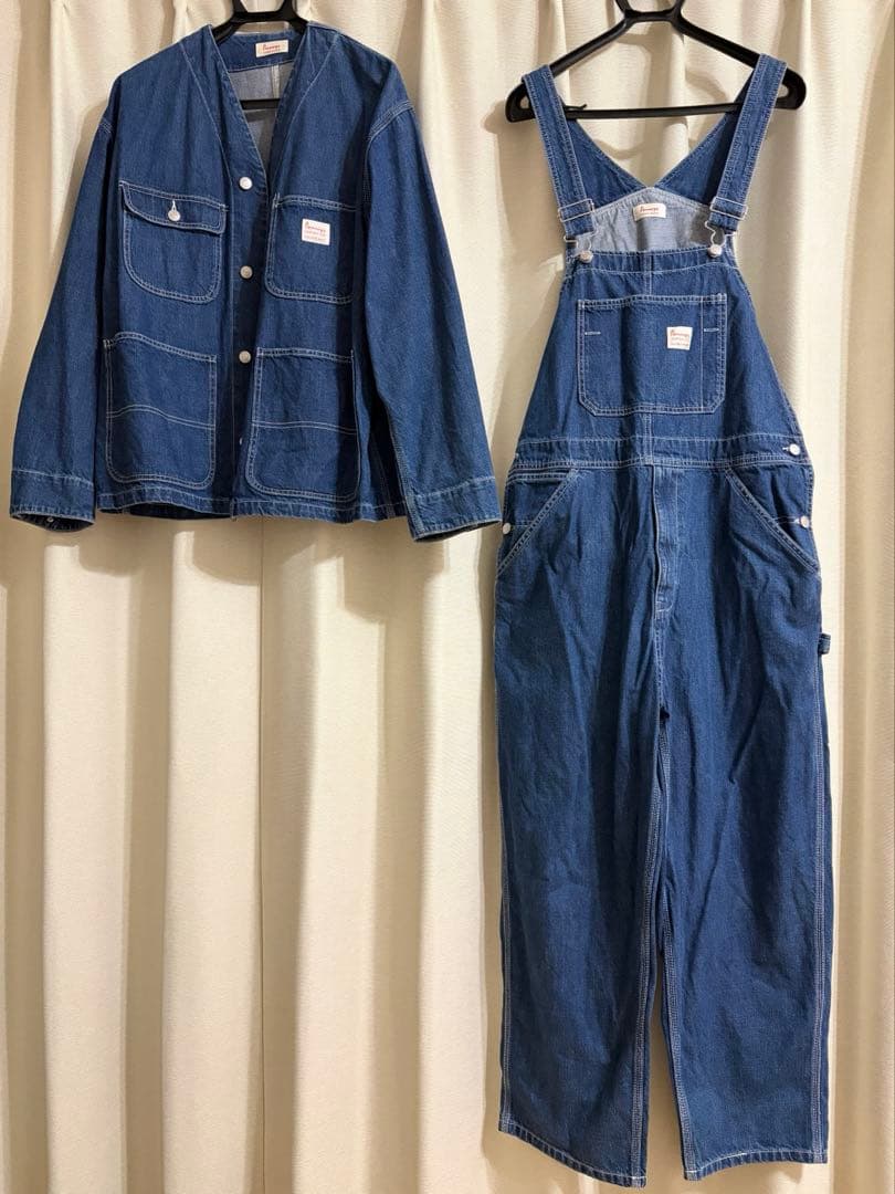 Penney's デニムオーバーオール・カバーオール　セットアップ