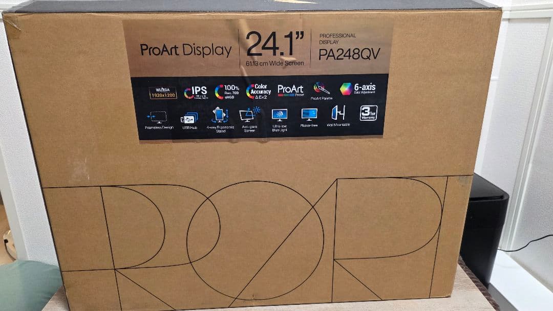 ASUS ProArt PA248QV モニター　24.1インチ