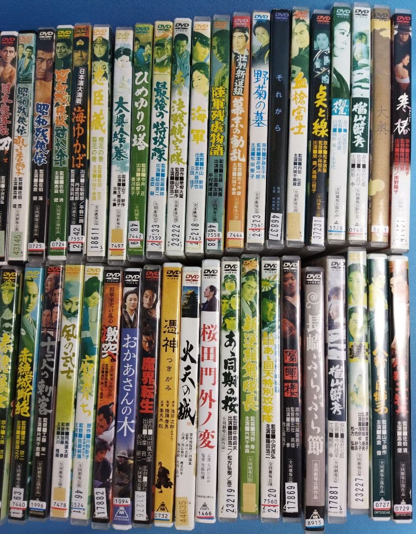東宝　時代劇　レンタルアップDVD　67点まとめ大量セット　野菊の墓ひめゆりの塔