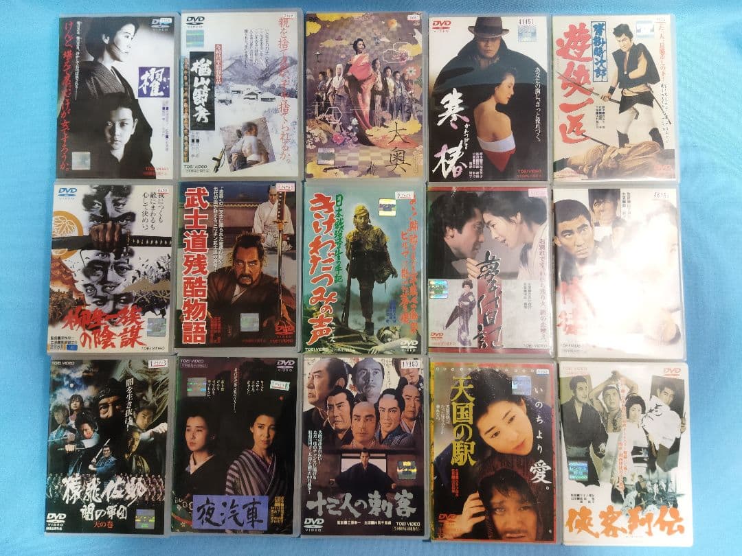 東宝　時代劇　レンタルアップDVD　67点まとめ大量セット　野菊の墓ひめゆりの塔