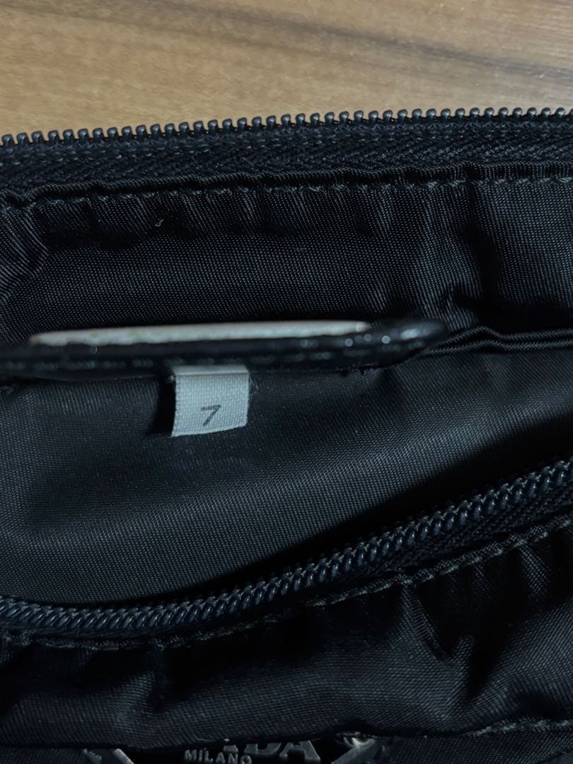 シェリー　PRADA プラダ ナイロンスクエアバッグ