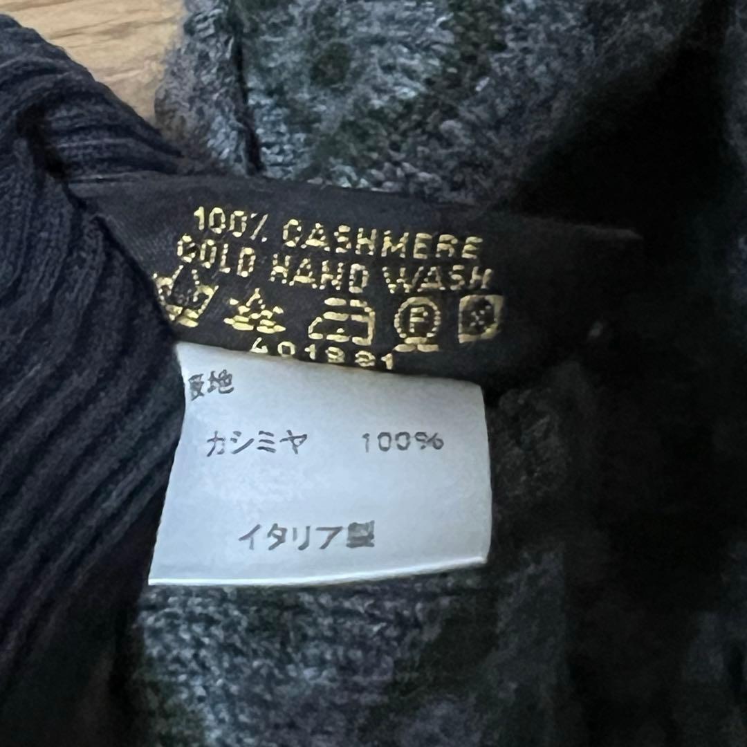 美品 ルイヴィトン モノグラム ボネスキーニット カシミア100% 希少グレー