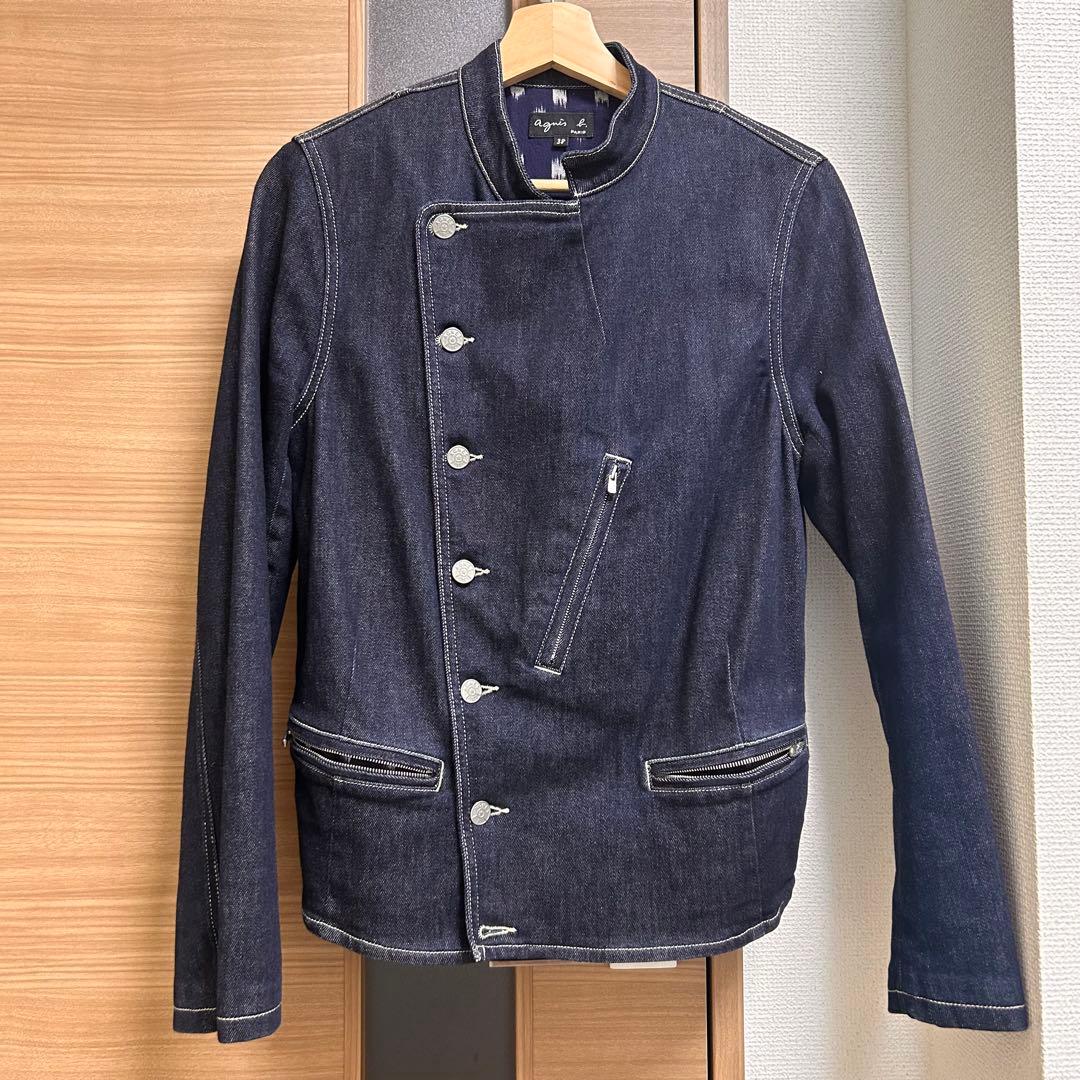 【美品】agnes b KA17 BLOUSON デニムフィフルブルゾン