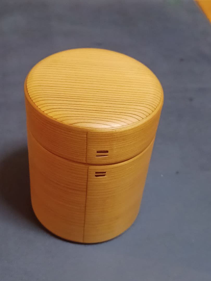 柴田慶信商店 お曲げわっぱ 茶筒